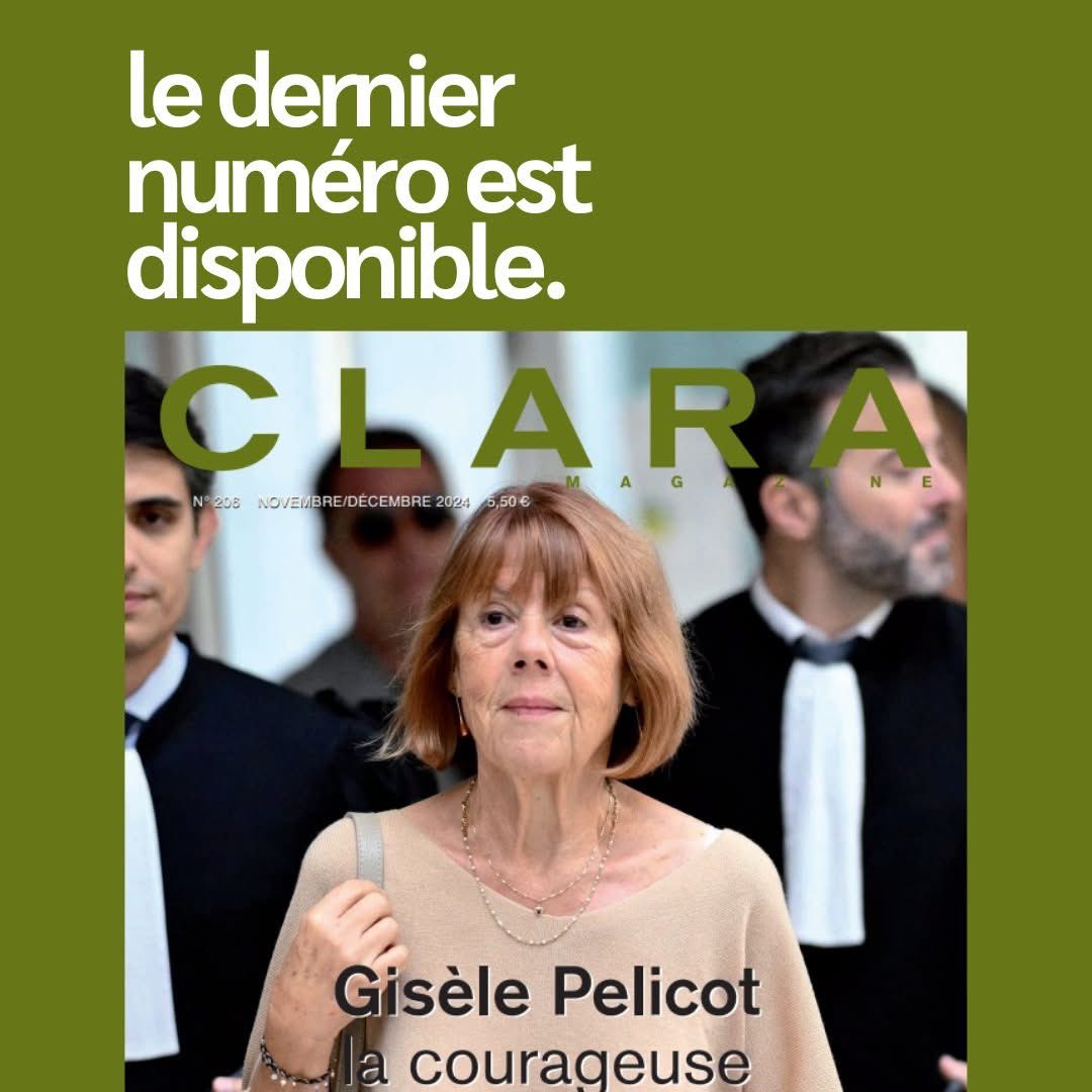 Le dernier numéro de Clara-magazine est disponible !

Pour s'abonner : clara-magazine.fr/categorie-prod…