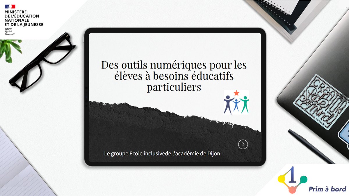 Cycles 1⃣, 2⃣ et 3⃣ | Enseigner | #EBEP

📌 Accompagner les EBEP, une sélection d’outils numériques en fonction des besoins des élèves

▶️ primabord.eduscol.education.fr/proposition-d-…

✅ Communiquer
✅ Dire
✅ Écrire
✅ Lire
✅ Calculer
✅ Compter
✅ Tracer, mesurer
✅ Mémoriser