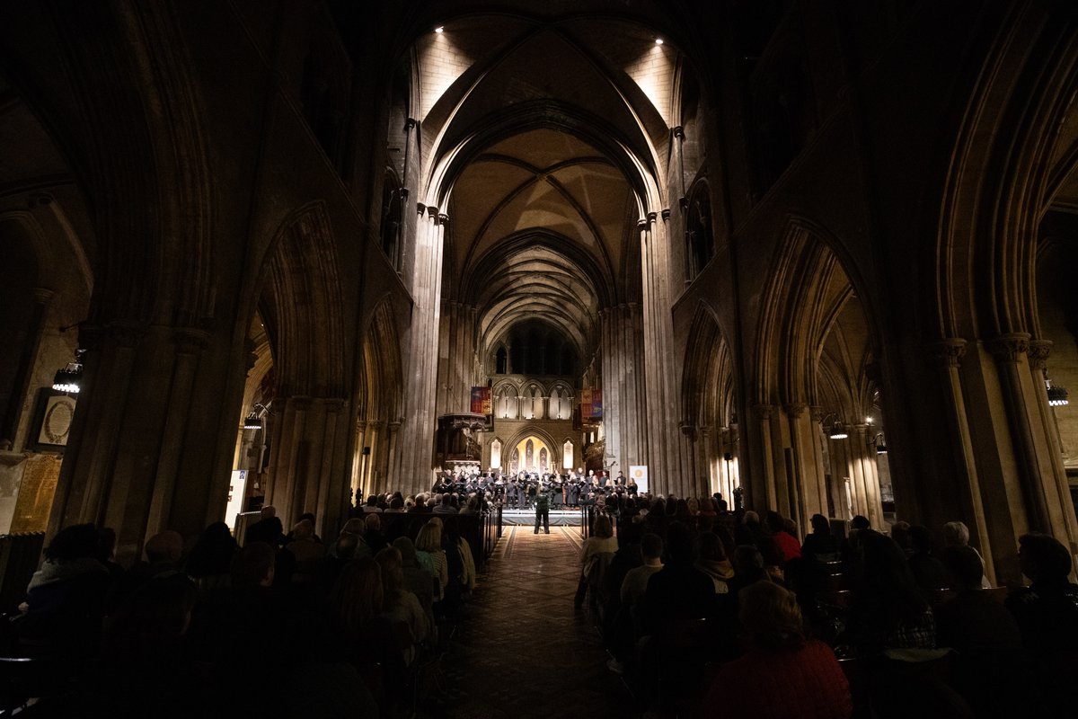 firstfortnight's tweet photo. What an incredible evening of song celebrating mental health &amp; the power of group singing at @stpatrickscath 

Composer @NorahCWalsh presented a choral masterpiece performed by @laetaredublin, led by @rblunnie

@frost_ie📷 

#firstfornight25 @singire https://t.co/z0FcJcGxwg