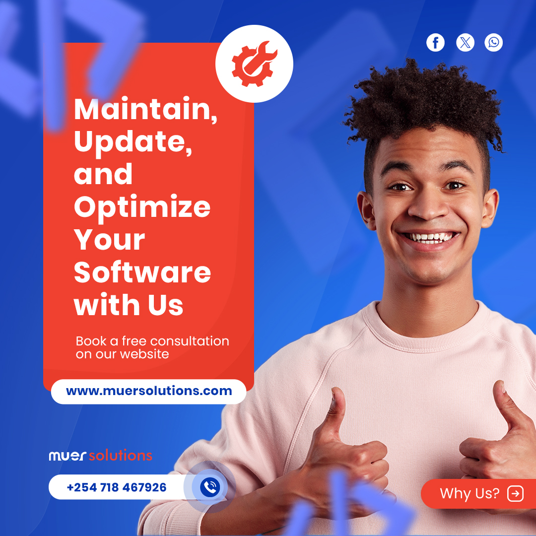 MuerSolutions's tweet photo. 🚀 Struggling with slow, outdated software?

Visit https://t.co/S6e191Shmc to book a FREE consultation! 
Let Muer Solutions keep your systems running smoothly, optimized, secure, and efficiently so you can focus on growth without tech headaches! https://t.co/DCfhkhMZJp