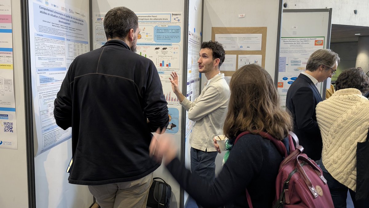 Brice Angot présente ses travaux sur la mécano-sensibilité des adipocytes bruns au Congrès de l'Association Française d'Etude et de Recherche sur l'Obésité (AFERO)  à Reims.