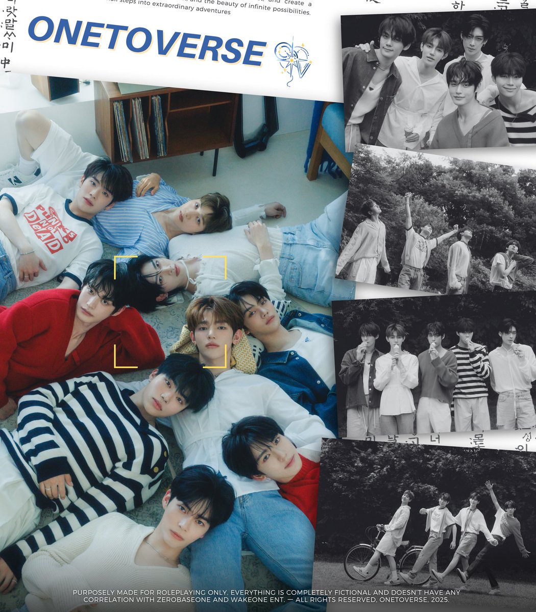 ONETOVERSE's tweet photo. ㅤ
𝕳ence the 𝑛𝑖𝑛𝑡ℎ grain of the 𝑢𝑛𝑖𝑣𝑒𝑟𝑠𝑒 has assembled and become O͟N͟E͟ to stole your 𝒉𝑒𝑎𝑟𝑡. Beware of its 𝒄𝐡𝐚𝐫𝐦; 𝑓rom 𝑜ne 𝑣ision 𝑡o 𝑎 𝑏oundless 𝑢niverse, we're #O͟N͟E͟T͟O͟V͟E͟R͟S͟E.
#EUGENE #ISA #RAY #DENTA #LORIEN #RK #GAVIE #GIN #SAKA
ㅤ https://t.co/iDx6MpQBXa