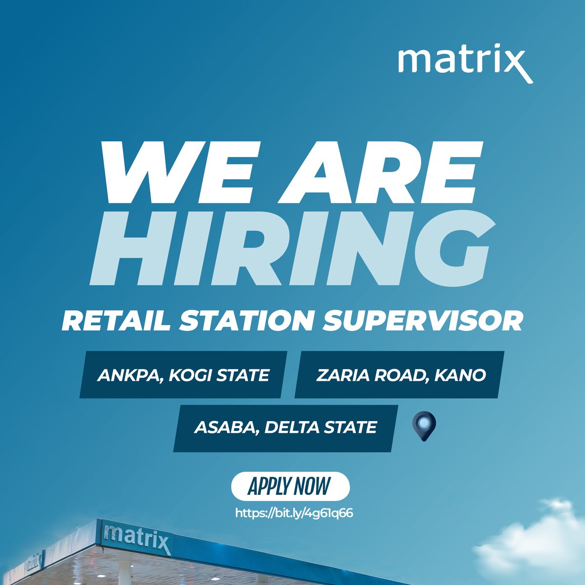matrixenergyng's tweet photo. We are hiring!

Click on the link for more information: https://t.co/KZ6zjcYaC1

#JobOpportunity  #JoinOurTeam  #careeropportunity #jobsearch #matrixenergy https://t.co/Sc0HyBkeDQ