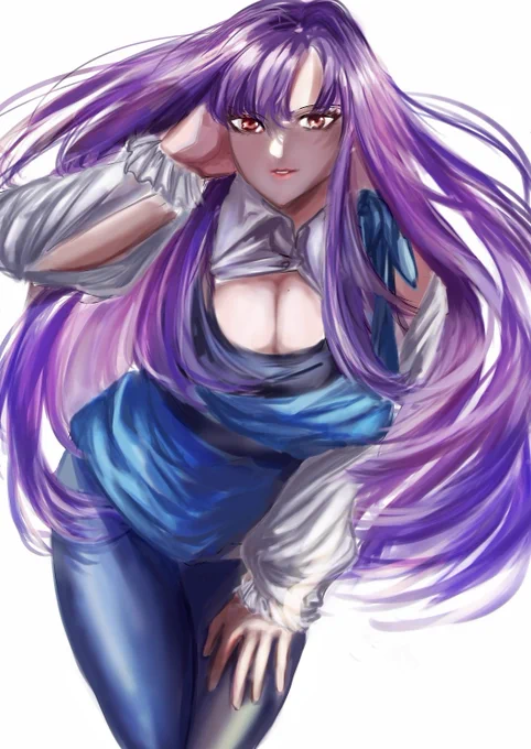 ルーさん…女の子久々描きました 