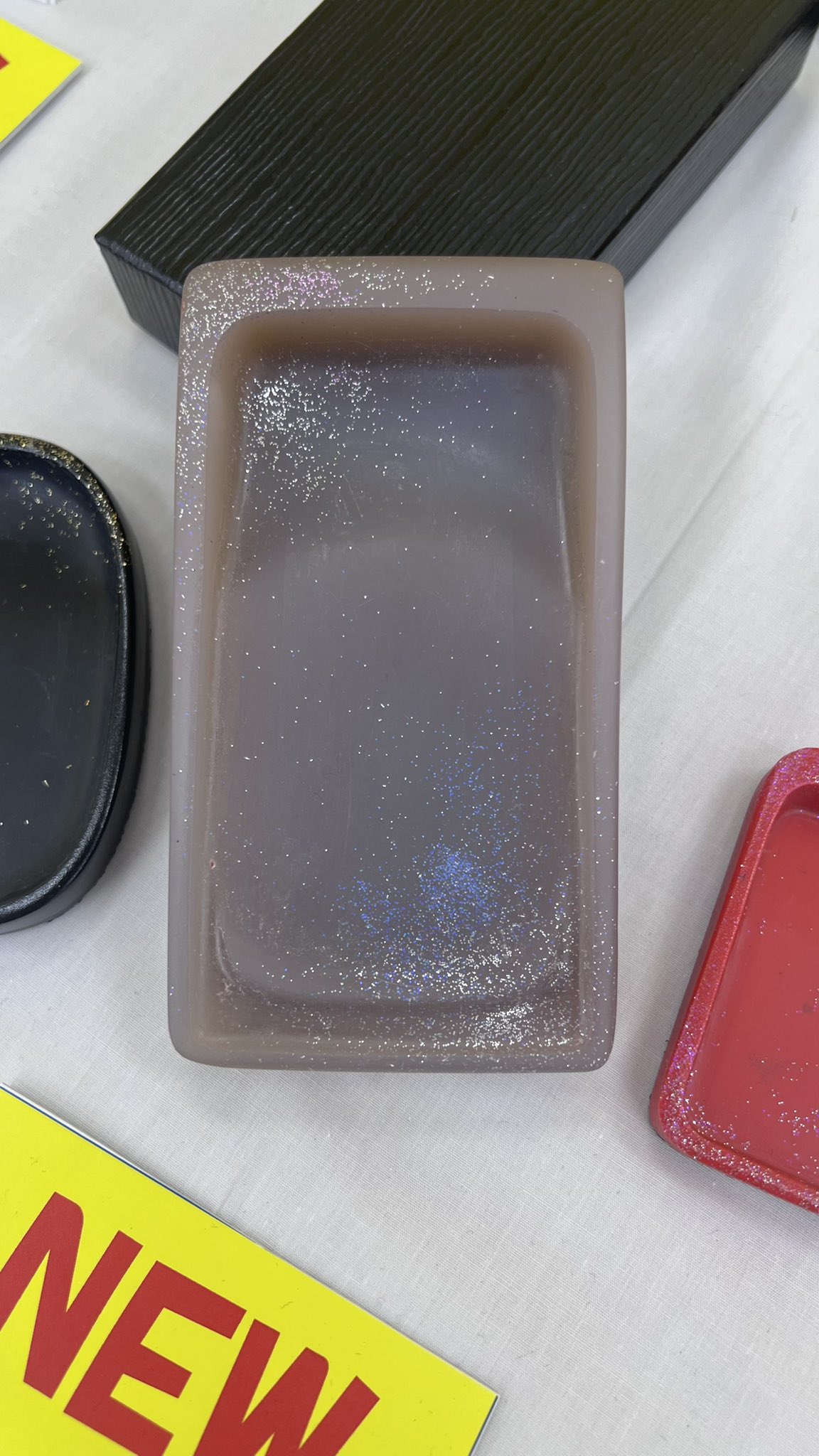 硯 名刺サイズの硯板 | 甲州雨畑硯 峯硯堂本舗