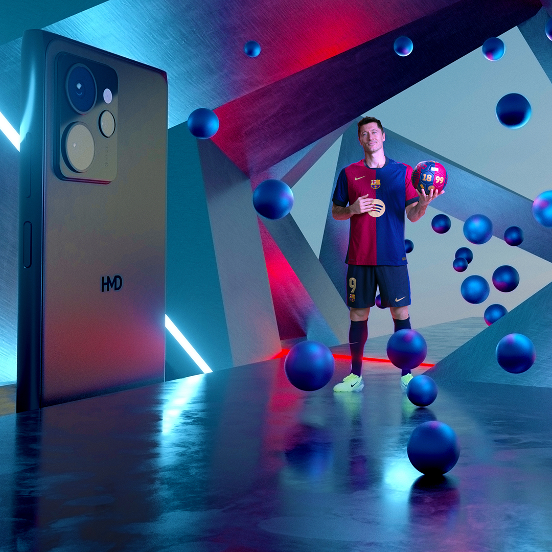 FCBarcelona_es's tweet image. ⚽ Jugando un partido en el planeta @HMDdevices 🪐📱🌌 

#ShotOnHMD