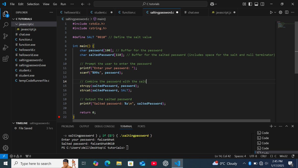CodeWithFaizan's tweet image. 🔐 No Salt, No Security! 🧂

Your passwords deserve more than just hashing! Without salting, hackers can crack them in no time. Adding a random salt makes every password hash unique, even if two users have the same password.

#CyberSecurity #Salting #SecureCoding #StaySafe