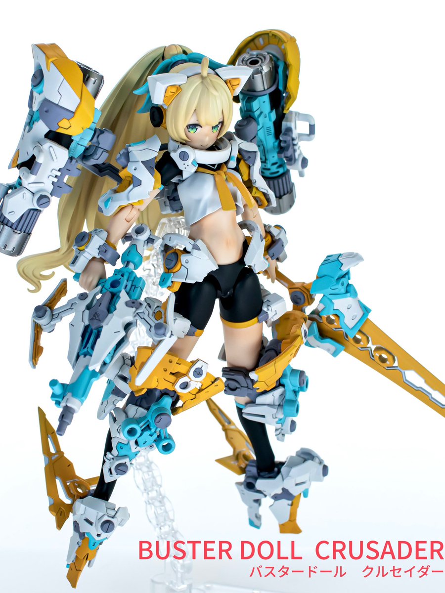 Nirlet_'s tweet image. 【 #メガミデバイス モデリングライブラリ】本日発売‼️
「BUSTER DOLL クルセイダー」
''レイヤーアーマーの組み換え''をテーマに製作しました😊
デザイン案から完成まで を徹底解説したHOW TO記事となっております✨ニル・エット渾身の一作をお見逃しなく(^ー^)b