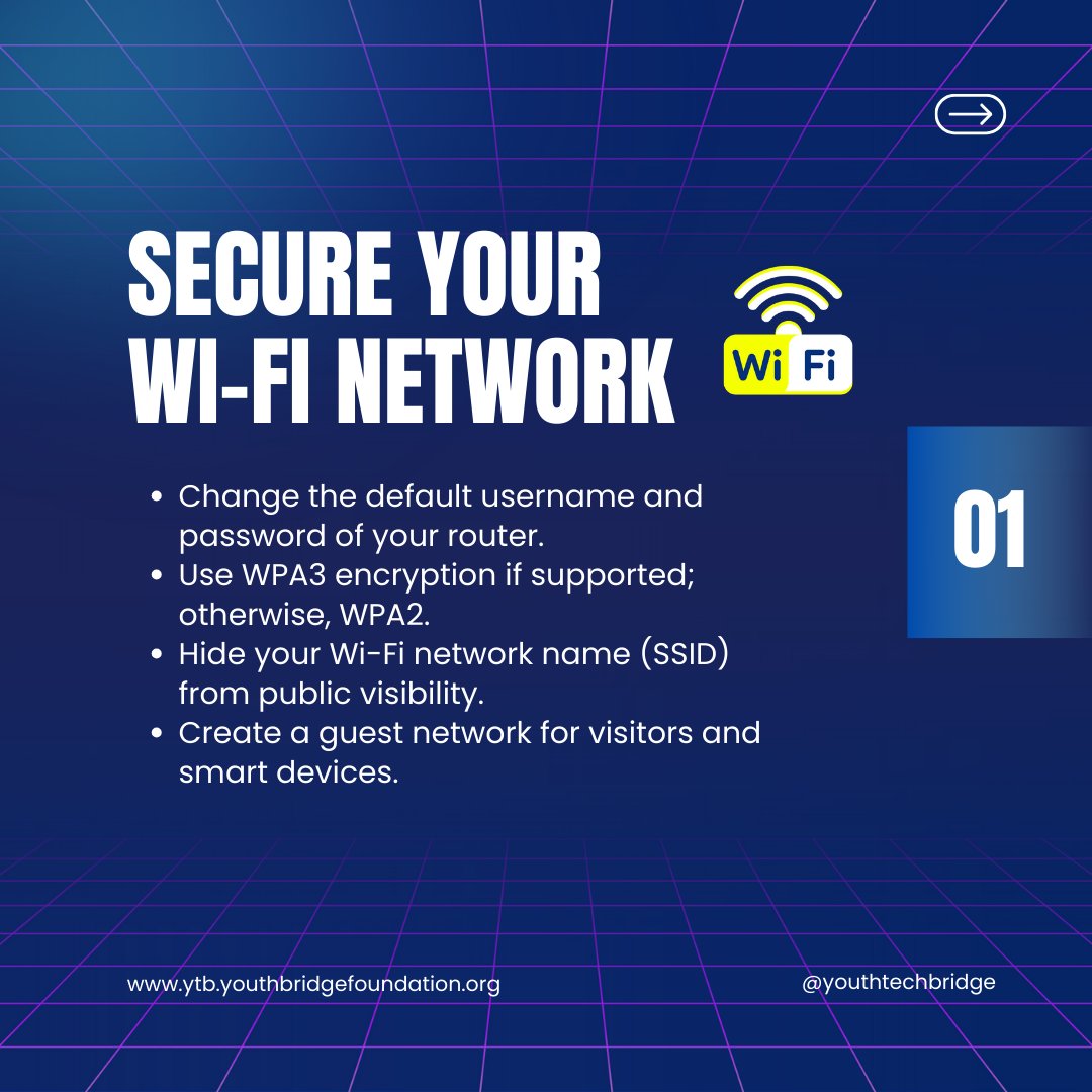 Your WiFi is the gateway to your digital world—don’t leave it open to intruders. Change default passwords and use strong encryption. Stay one step ahead of hackers!
#CyberSecurityTips #SecureWiFi #StayProtected