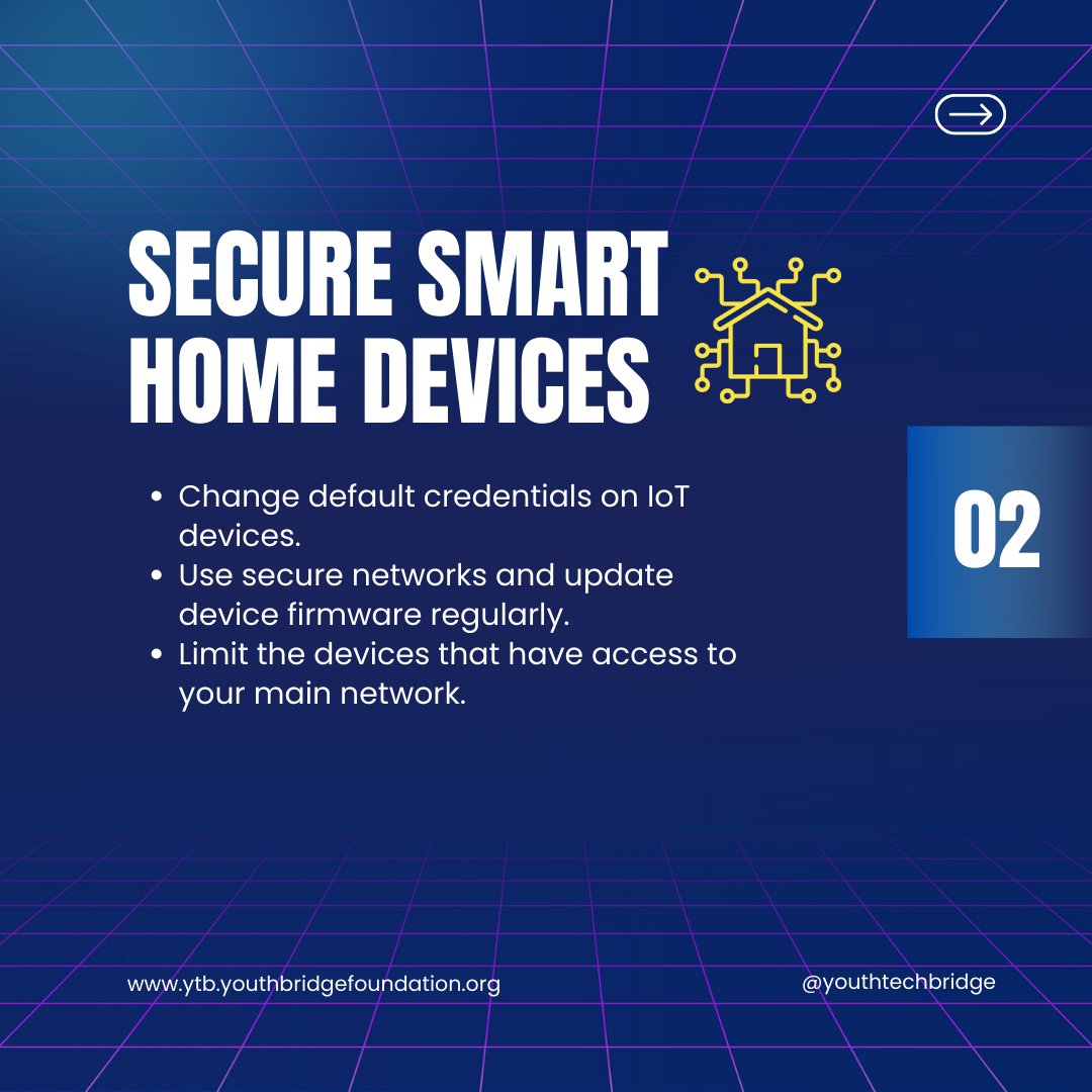 From smart TVs to doorbells, every connected device is a potential target. Use strong passwords, keep firmware updated, and review privacy settings regularly.
#SmartAndSecure #IoTSecurity #CyberAwareness