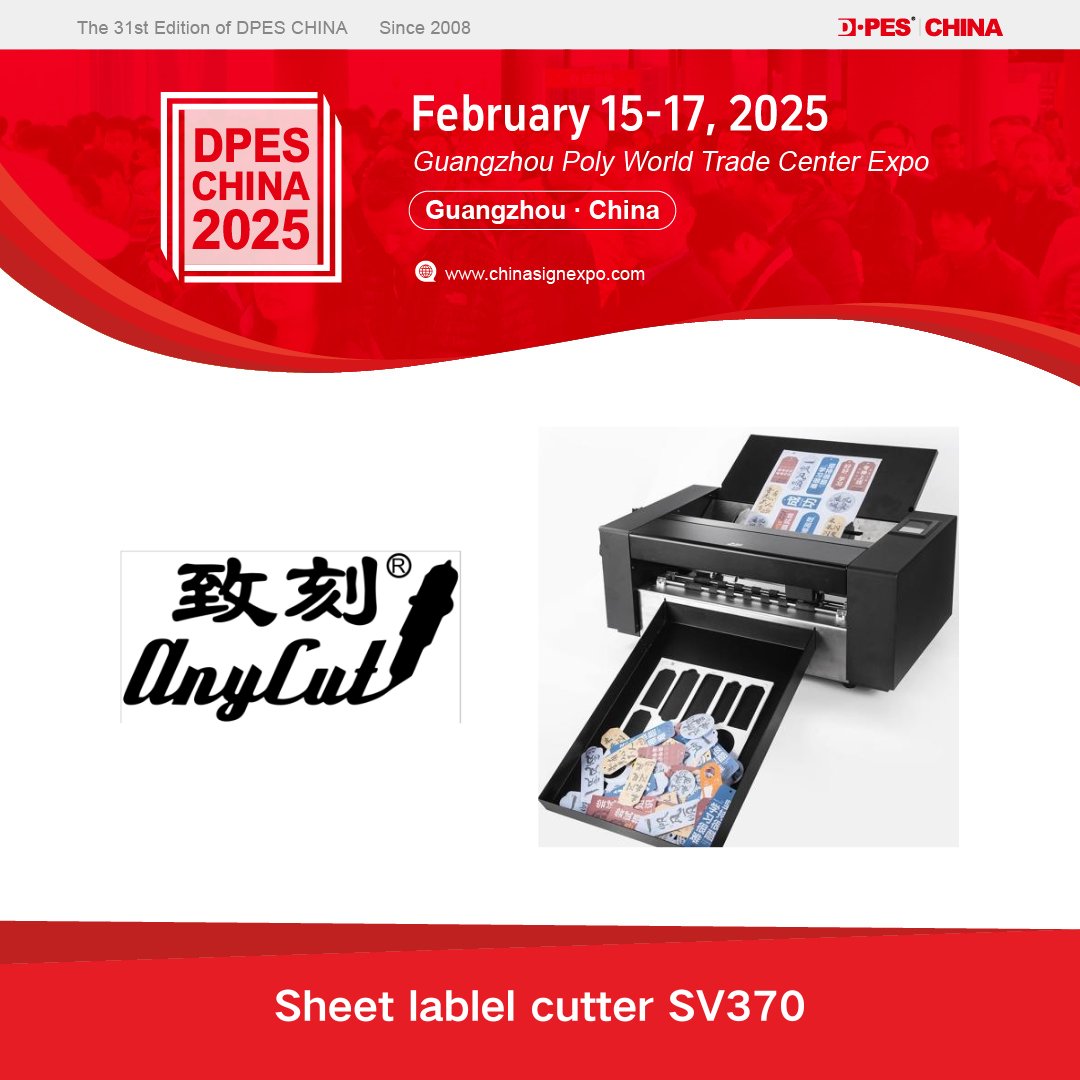 DpesChina's tweet image. Sheet label cutter, and die cutting machine from ANYCUT.
Join China's first advertising event in Guangzhou. February 15-17, 2025.
✅chinasignexpo.com/en

#labelcutter #dpeschina #dpes2025