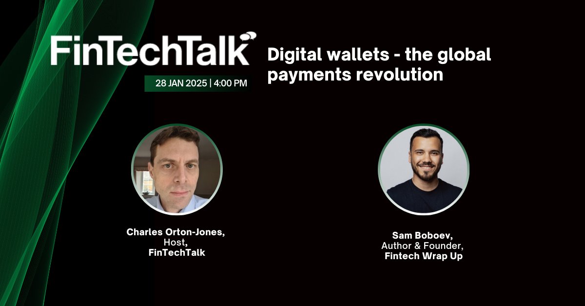 BiznessReporter's tweet photo. Don't miss #FinTechTalk with @CharlesOJ & guest @samboboev! 🚀 Explore digital wallets, cross-border transactions, bank partnerships & compliance opportunities.
📅 Tues, 28 Jan 2025
⏰ 16:00 GMT
🔗 https://t.co/K9JWyeZ8iR https://t.co/T2tRCFU61j
