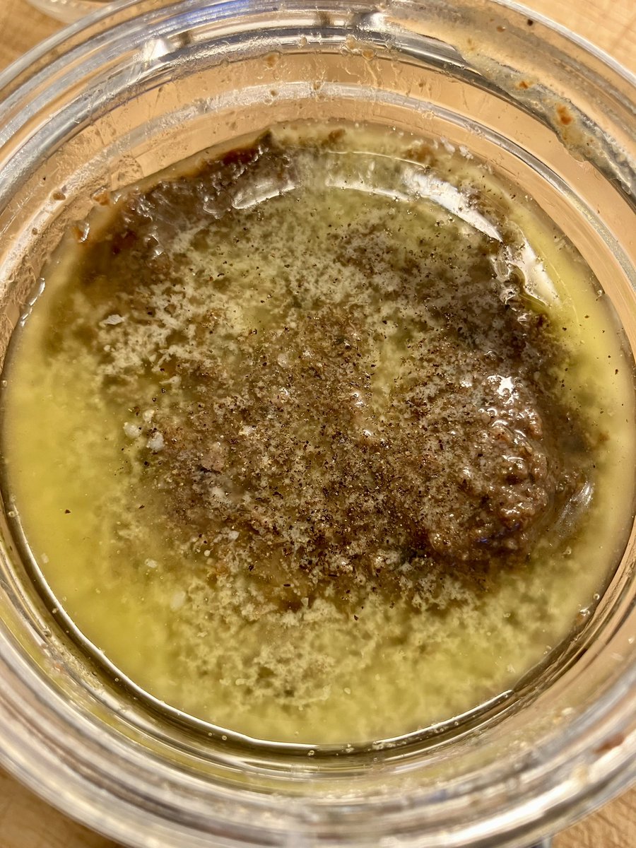 KrisBlackRose's tweet photo. Thanks for the recipe Dr. Jen @drjenunwin ! I made #beefliver pâté, now resting in the fridge. #beef #liver #organmeat https://t.co/jj5hNBu74N