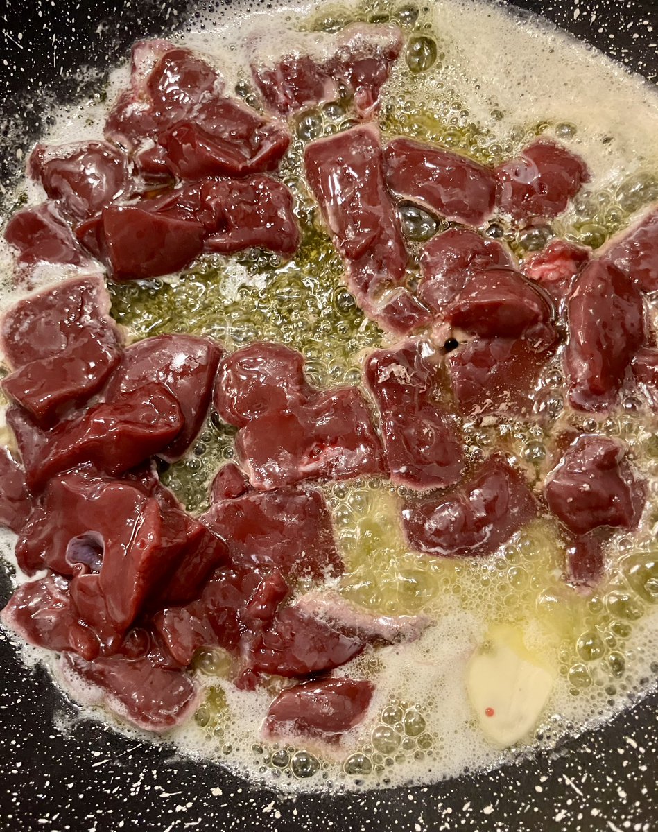 KrisBlackRose's tweet photo. Thanks for the recipe Dr. Jen @drjenunwin ! I made #beefliver pâté, now resting in the fridge. #beef #liver #organmeat https://t.co/jj5hNBu74N