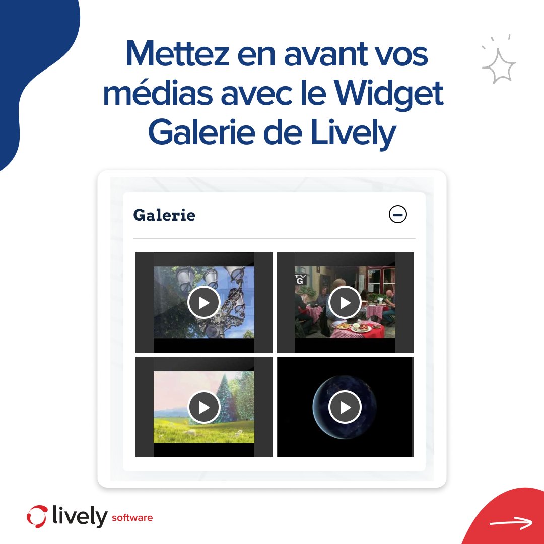 lively_software's tweet photo. 🔍 Mettez vos médias en avant avec le widget Galerie de Lively ! Boostez l’#engagement et dynamisez votre #communication interne avec des images et vidéos captivantes.
Un fil d’actualité interactif et à jour.

Découvrez-en plus 👉 https://t.co/fbHLfhEuG9 https://t.co/Av8Xr4E4k8