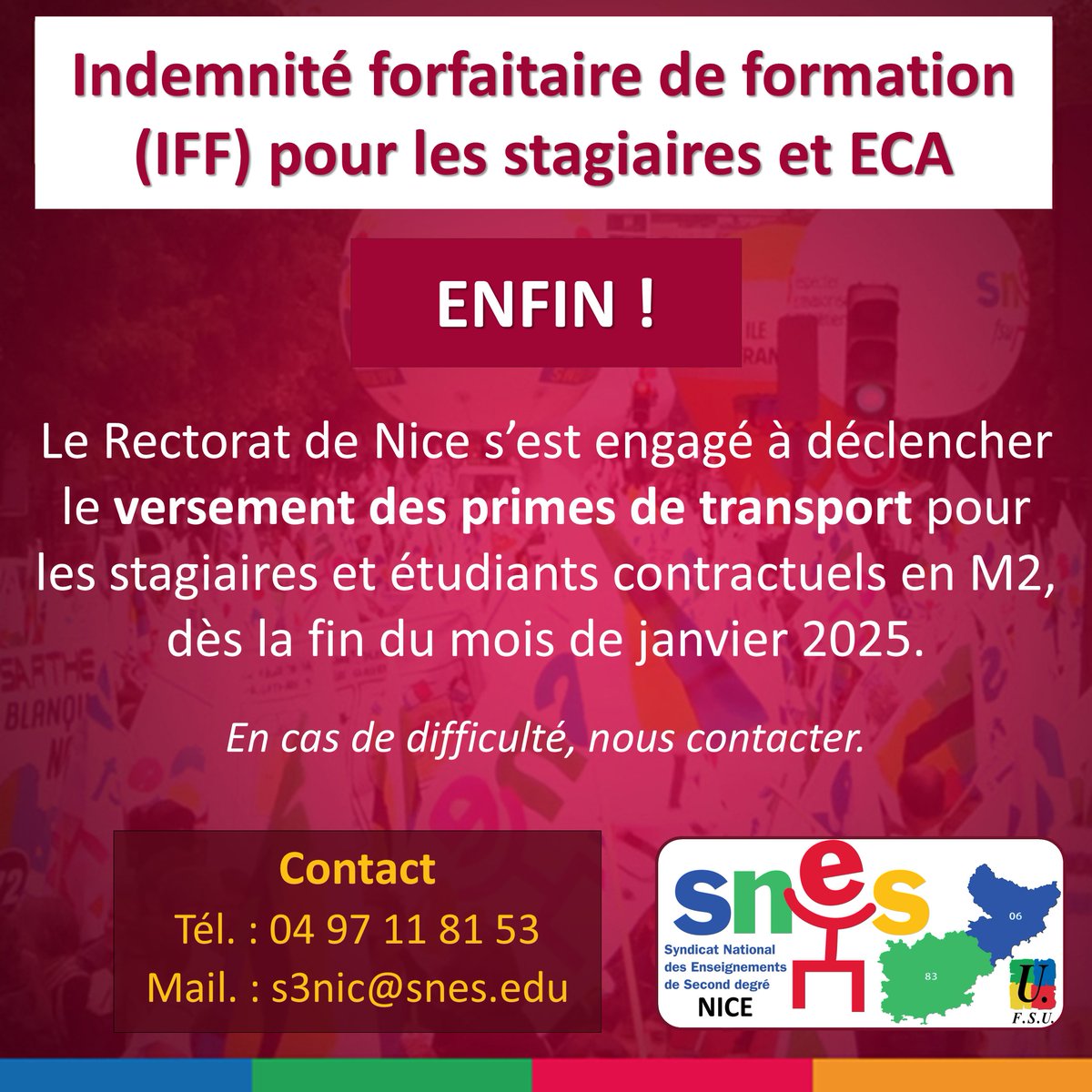 SNES-FSU Aca de Nice tweet media