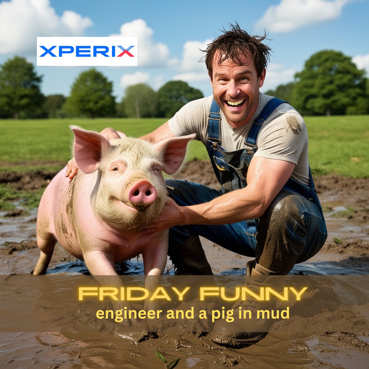 #joke: Arguing with an engineer is kind of like wrestling a pig in mud.  After a while you realize, he really likes it.

#engineer #humor #fridayfunnny