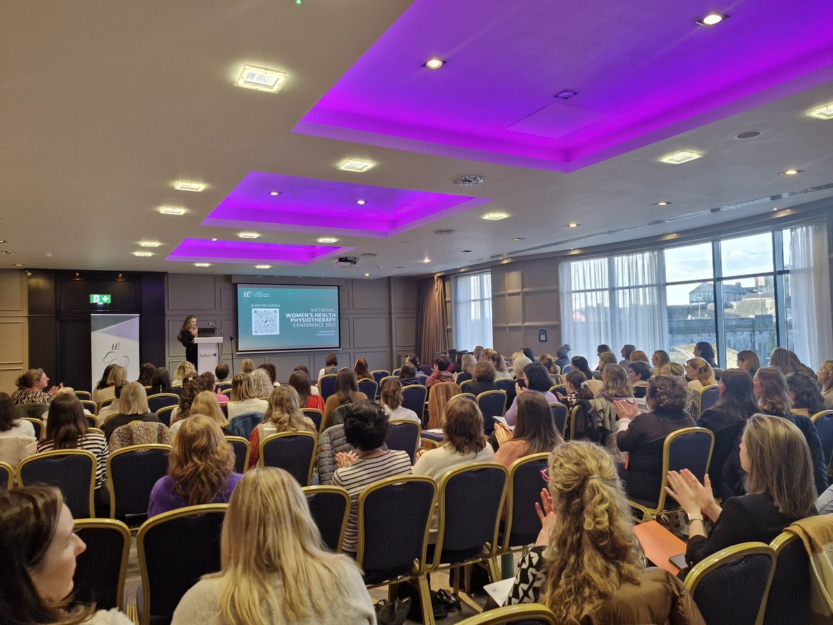 Full house for our Women's Health Physiotherapy Conference today in Athlone. Looking forward to a great day of discussion and knowledge sharing. #WomensHealth #Physiotherapy