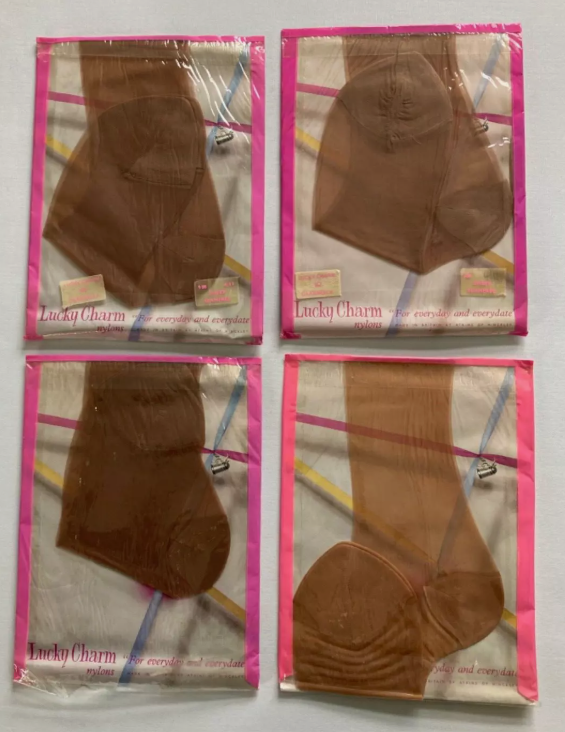 YorkTrany's tweet photo. I have just purchased these stockings - really sheer RHT vintage nylons with the lovely reinforced demi toe. Can't wait to slip into these, which colour do you like? https://t.co/USLEgltFg3