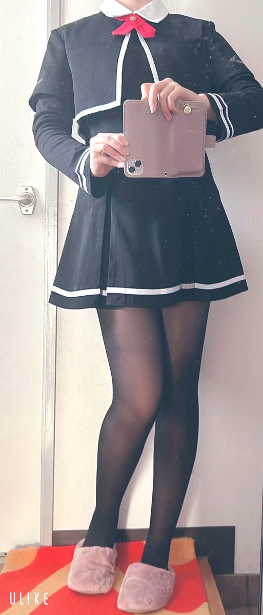 「みたま・せなみこのコスで着る予定の大東学院制服が届いた思ってたよりクオリティ高く」|桃とまとは安定しつつありますのイラスト