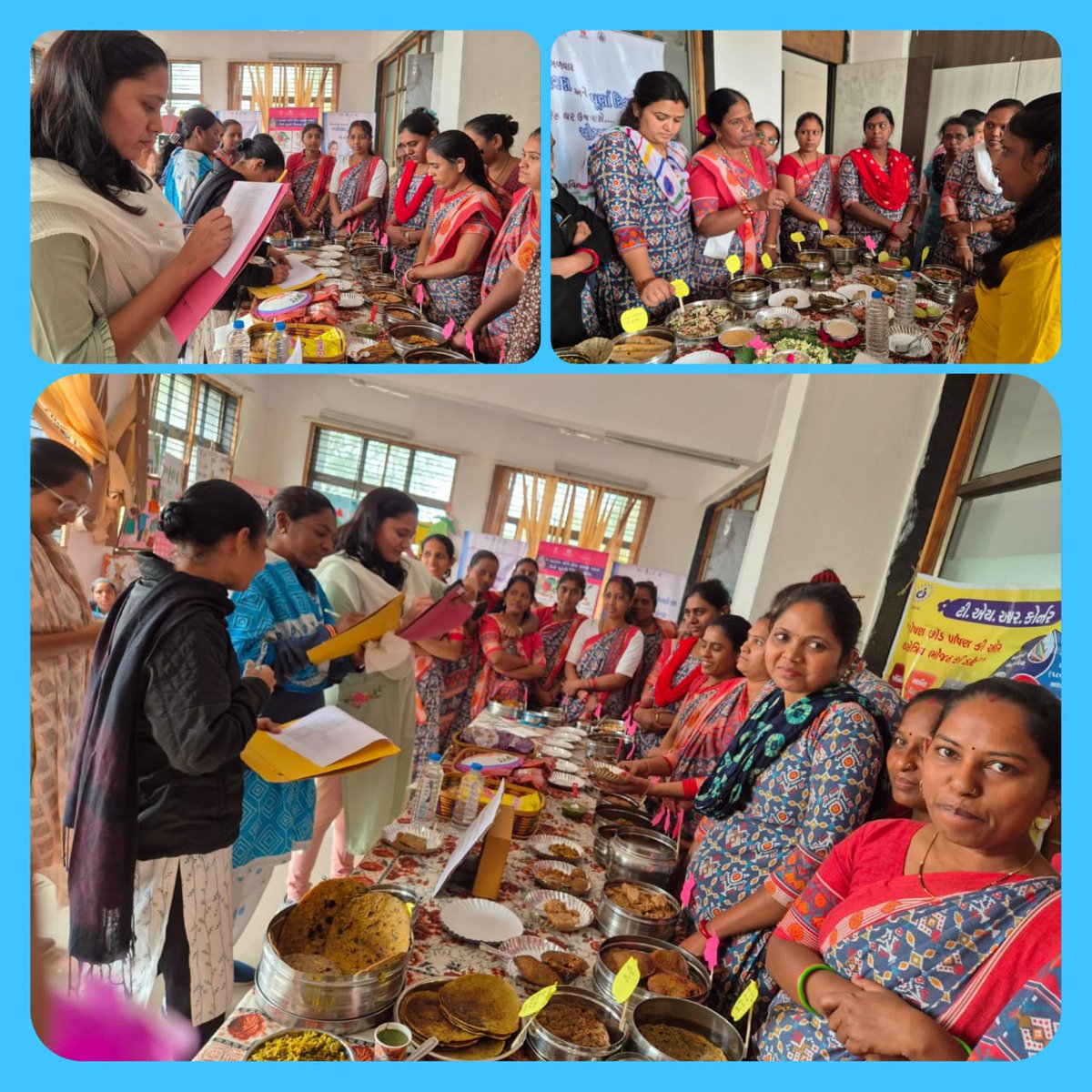 સંખેડા ઘટક કક્ષાએ પોષણ ઉત્સવ અને પોષણ ઉડાનની ઉજવણી કરવામાં આવી જેમાં નિર્ણાયક તરીકે તાલુકા પંચાયત પ્રમુખશ્રી, મેડિકલ ઓફિસરશ્રી, નાયબ ટીડીઓ સાહેબ, નાયબ મામલતદાર મીડ-ડે-મિલેટના કાર્યક્રમમા હાજર રહ્યા..