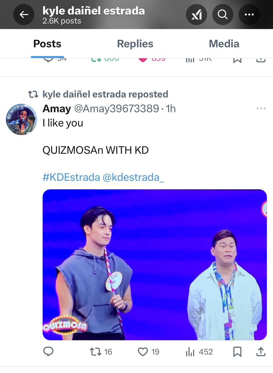 Amay39673389's tweet photo. Sino ba naman di sisipagin pag ganito Love you KD 

QUIZMOSAn WITH KD

#KDEstrada @kdestrada_ https://t.co/az4sScQqJa