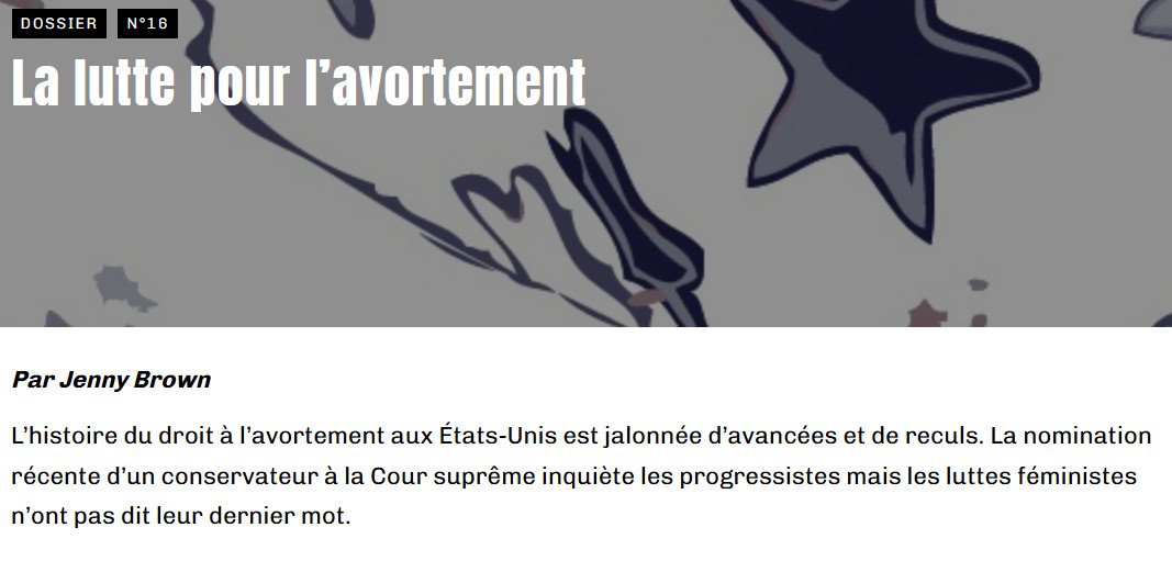 Un droit arraché après des années de luttes féministes et dont le groupe des députés du <a href="/PCF/">PCF</a> est le seul à l'avoir voté à l'unanimité.

Sans le vote des 73 députés communistes, la loi Veil n'aurait pas été adoptée.

Notre article sur ce droit aux USA 👇
causecommune-larevue.fr/la_lutte_pour_…