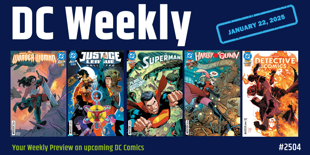 cmxnow's tweet photo. DC WEEKLY: DC Comics available on January 22, 2025!

See: https://t.co/wmeKOIr2JL

#DCComics #DCWeekly https://t.co/FYVrNLef52