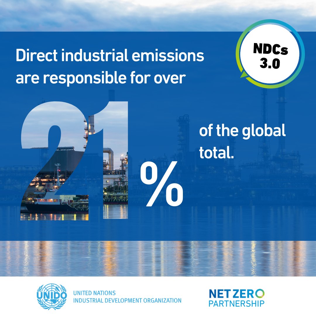 UNIDO's Industrial Decarbonization Accelerator (@eeaccelerator) on Twitter photo Industry is a major contributor to global #GHGemissions, with direct industrial emissions responsible for over 21% of the global total.
Options are available to help, including <a href="/UNIDO/">UNIDO</a>'s NDC 3.0 Support Package.
🔗 Learn more here: industrialenergyaccelerator.org/ndcs-3-0-campa…
#COP29 #NDCs Industry is a major contributor to global #GHGemissions, with direct industrial emissions responsible for over 21% of the global total.
Options are available to help, including <a href="/UNIDO/">UNIDO</a>'s NDC 3.0 Support Package.
🔗 Learn more here: industrialenergyaccelerator.org/ndcs-3-0-campa…
#COP29 #NDCs