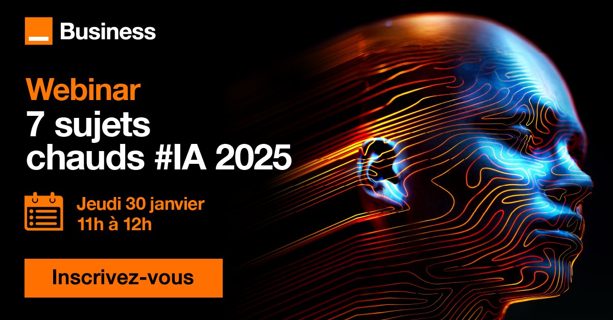 BD_Group's tweet photo. Un webinar exceptionnel pour :
✅ Connaître les tendances #IA pour 2025
✅ Décrypter les innovations pour les intégrer dans votre entreprise
✅ Comprendre les défis d’intégration des IA dans l’organisation
📆 Jeu. 30/01 à 11h
Inscriptions👉 https://t.co/sOs9icWEq1
#7SC25 #IAGen https://t.co/7meF7jBsh0