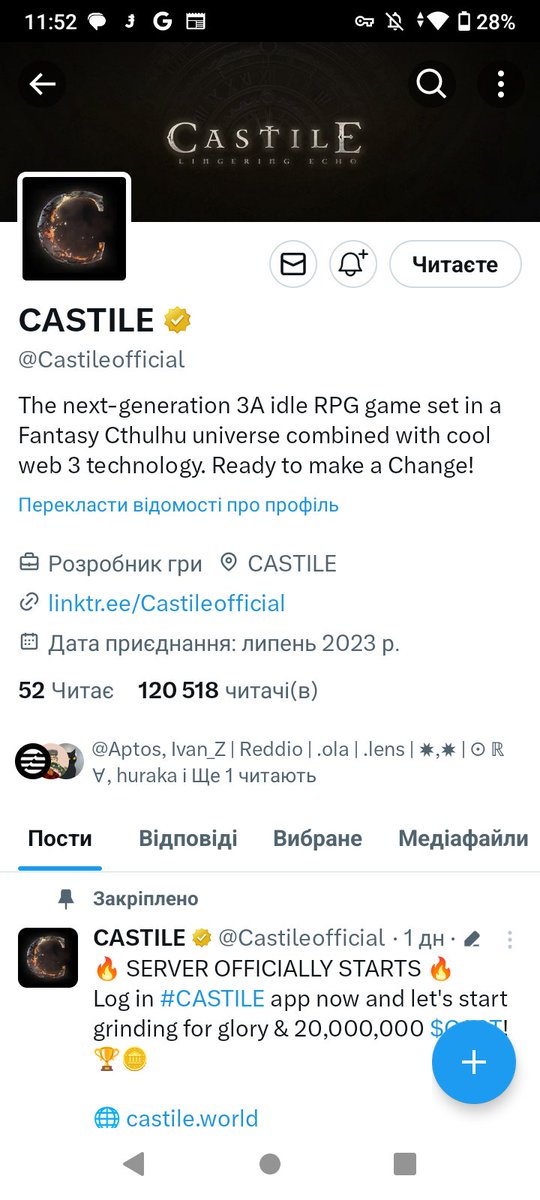 bezshlega's tweet photo. @Castileofficial I think this is The next-generation 3A idle RPG game set in a Fantasy Cthulhu universe combined with cool web 3 technology. Ready to make a Change! @JamboTechnology https://t.co/SBFmGsWKQf