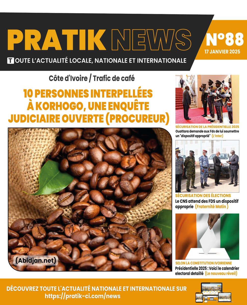 PratikContact's tweet photo. Retrouvez toute l'actualité nationale et internationale en temps réel sur : https://t.co/65pA179oom

#PratikNews #Infos #Actualié #Actu #Politique #CôtedIvoire #cotedivoire https://t.co/infkQNMtgn
