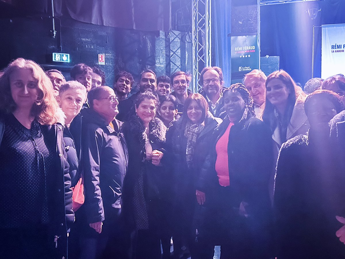 AnouchToranian's tweet photo. Vœux de Rémi Féraud au Point Éphémère

La section socialiste du 15e réunie en nombre autour de notre Maire de Paris, Anne Hidalgo, de notre candidat, Rémi Féraud, de notre député européen Jean-Marc Germain et de notre secrétaire de section, Amélie Gondre Nascimento.

Quelle soirée mémorable ! 
L’occasion de poser les premières pierres de notre programme pour les élections municipales de 2026 dans le 15e. 

Nous sommes déterminés à poursuivre les transformations engagées, avec pour mot d’ordre : une accélération au service et à l’écoute des habitants du 15e.

La dynamique est lancée !
Rendez vous vendredi prochain pour notre première réunion publique à #Paris15.