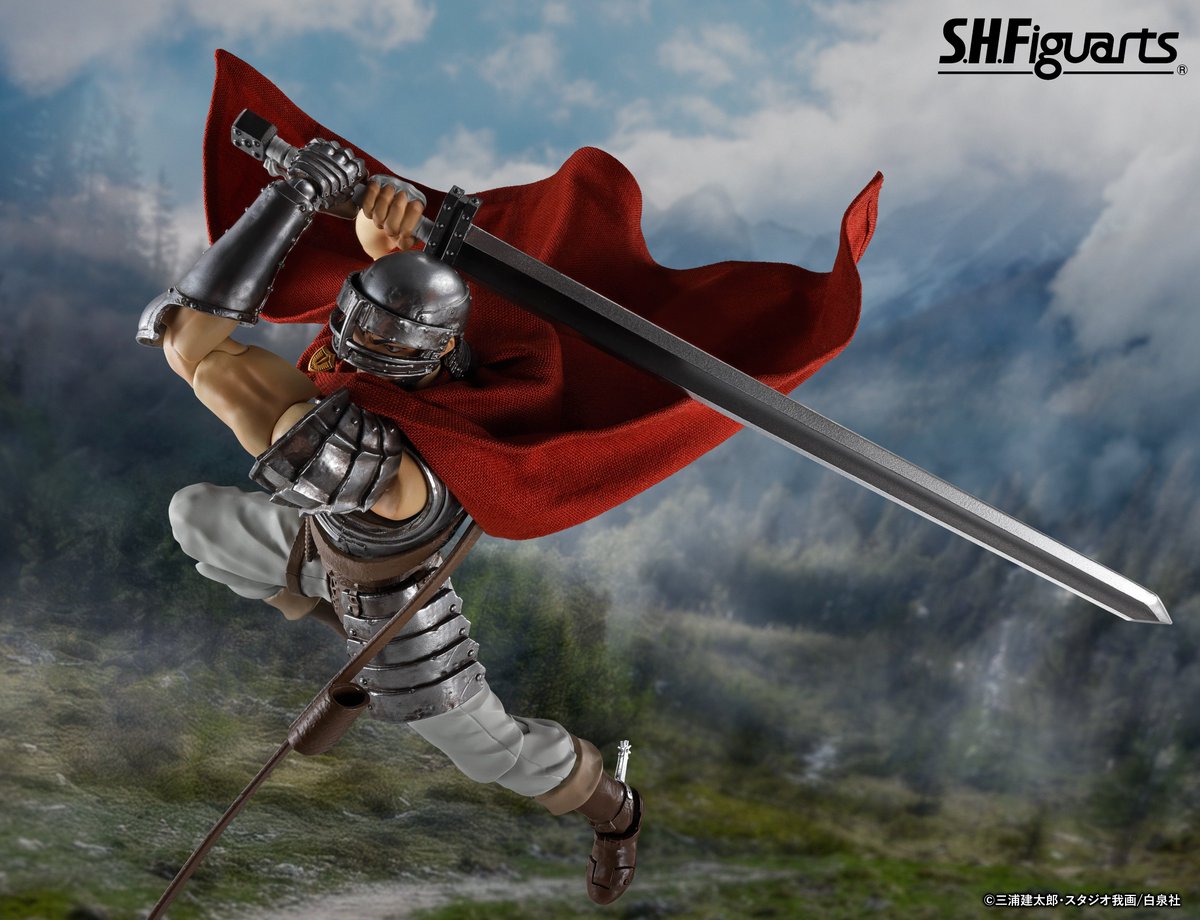 商品情報公開】 『#ベルセルク』より 「S.H.Figuarts ガッツ（鷹の団