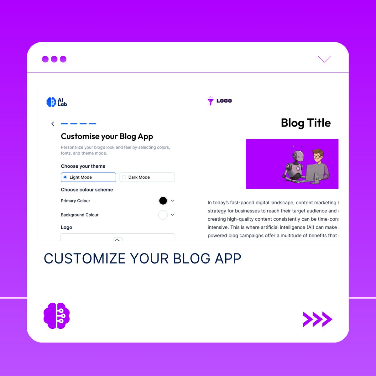 AiLabApp's tweet image. Whether you're a seasoned blogger or just starting out, our new features help you.
Ready to see how easy it can be? Start creating like never before!

#BloggingSimplified #AIForBloggers #EffortlessContentCreation #AIUpdates #ContentMadeEasy #BloggingJourney #NoCodeRevolution
