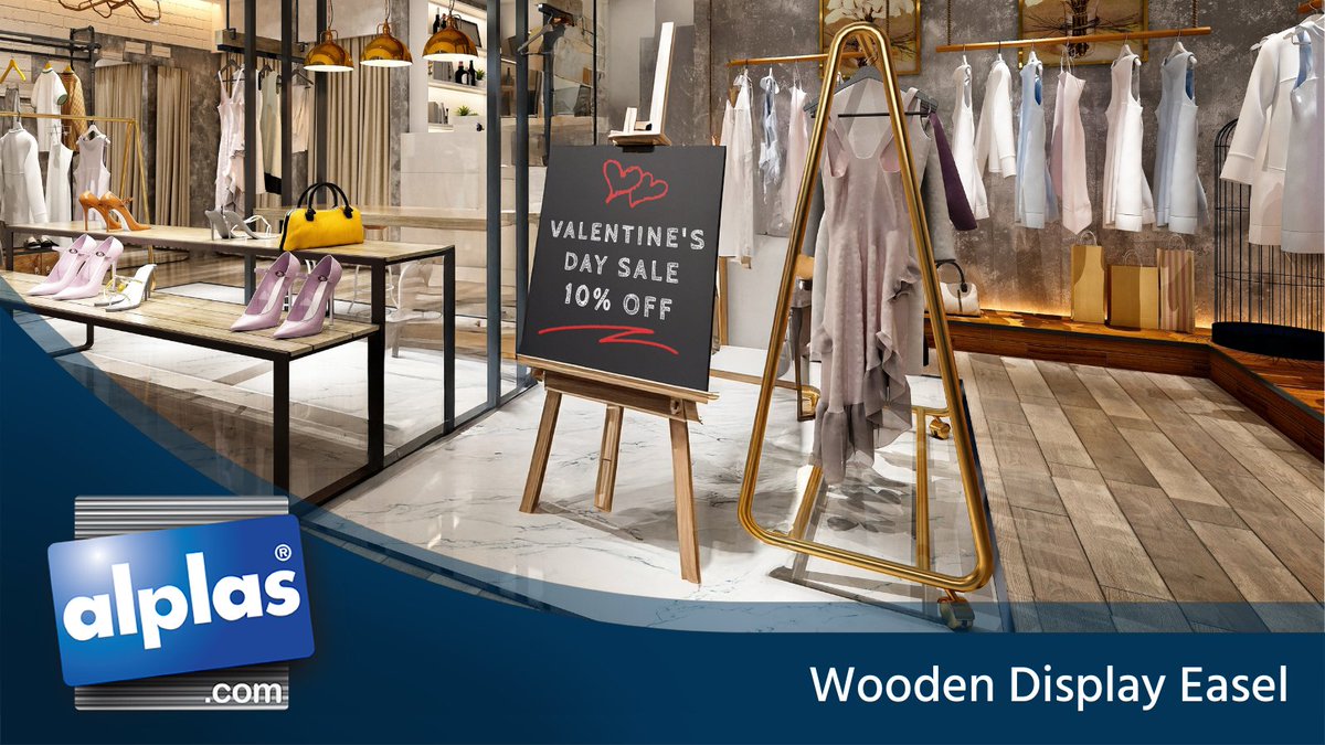 Spread the love this Valentine’s Day with seasonal messaging. 

Showcasing discounts, promotional messaging, or simply celebrating the season, our Easels are a simple and affordable way to continually refresh your campaigns, ensuring you’re always ahead of the curve.