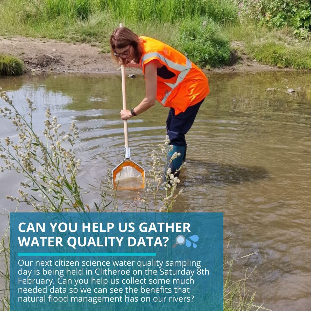 Fancy getting involved in citizen science? 🐛🔬

Join us for a water quality sampling day is being held in Clitheroe on the Saturday 8th February. 🔎💦

Can you join us on the day? 👉 tickettailor.com/events/ribbler…