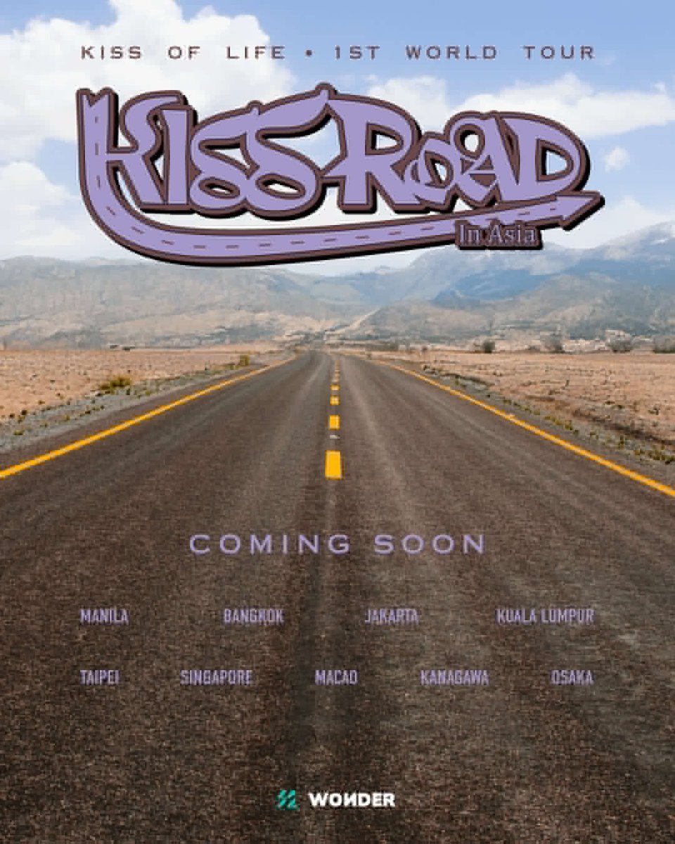 philconcerts's tweet photo. 2025 KISS OF LIFE 1st WORLD TOUR [KISS ROAD] is coming to Manila https://t.co/thrjQLJM8K