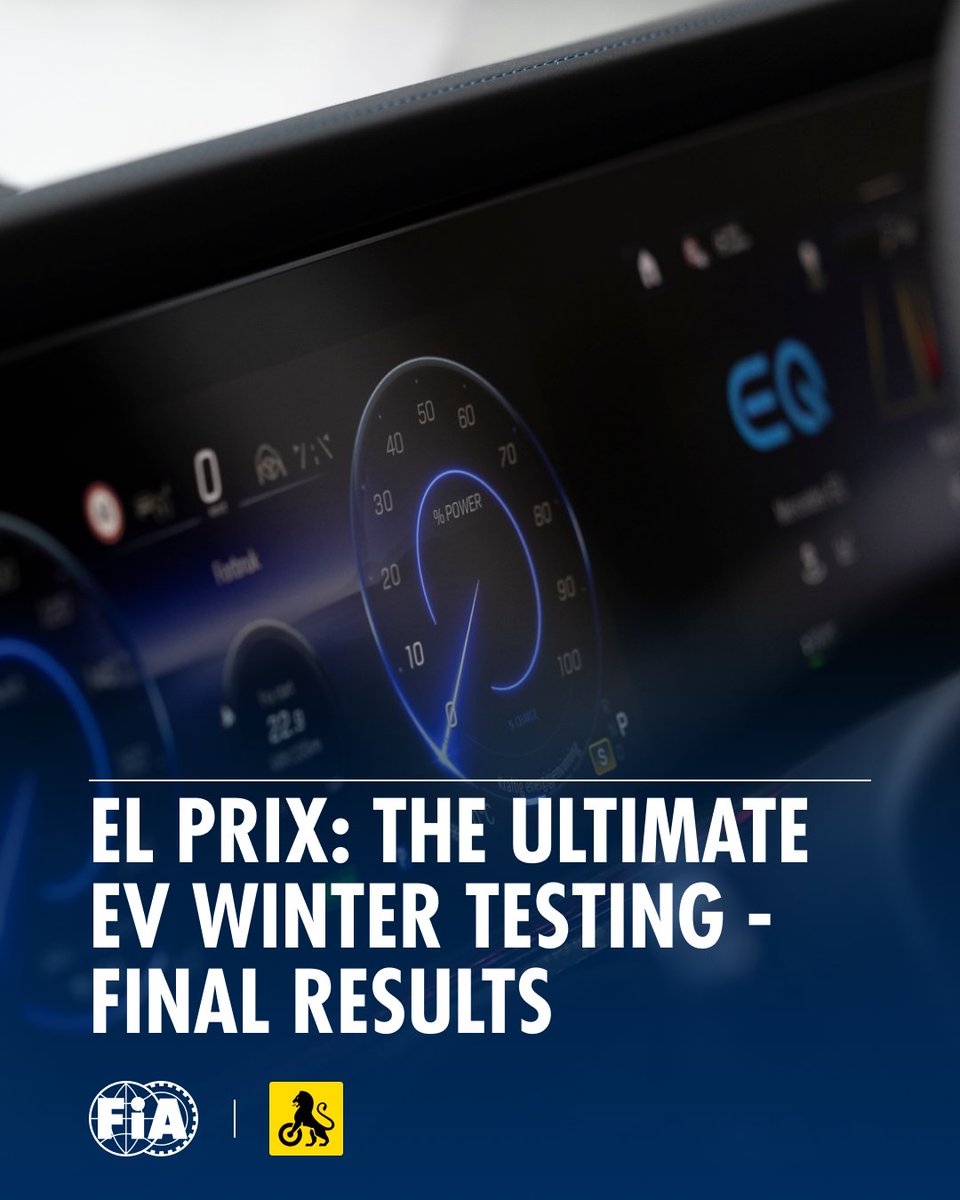 fia's tweet photo. In Norway, 24 electric vehicles were put to the ultimate test, assessing their range and charging time. Here are the final results ⚡️(1/2)

#FIA #NAF https://t.co/yRs7544SQZ