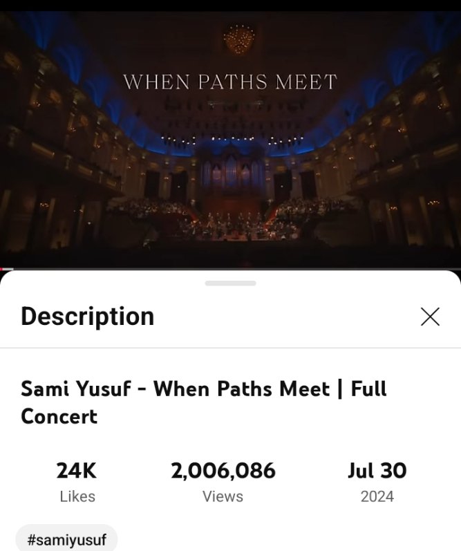 SabihaAnam1's tweet photo. Here we go!
My FAVORITE Album "When Paths Meet Volume 1" crossed 2 MILLION Views on YouTube Today!🎉
Congratulations @SamiYusuf 🌷Wishing you continued success🤲🏻✨
#samiyusuf #congratulation #HollandFestival #WPMVol1 #2MViews #YouTube https://t.co/05ZTTv5Ntv https://t.co/QczEdBWLGp