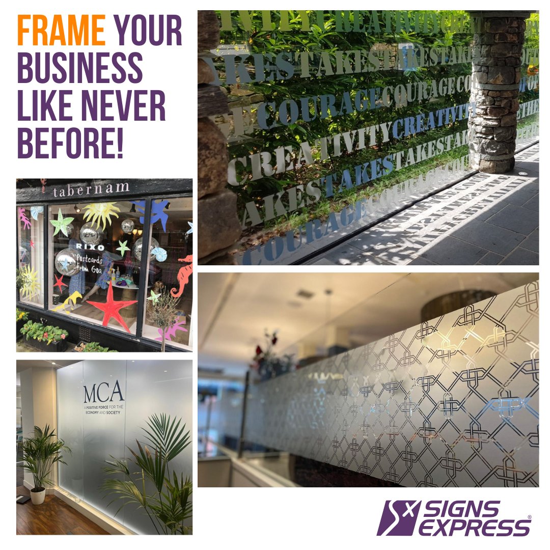 Enhance your brand visibility and create a lasting impression with our custom-designed window solutions from Signs Express. Perfect for businesses looking to attract more customers and make a statement. Get in touch today to see how we can bring your vision to life! 🌟 #BusinessB