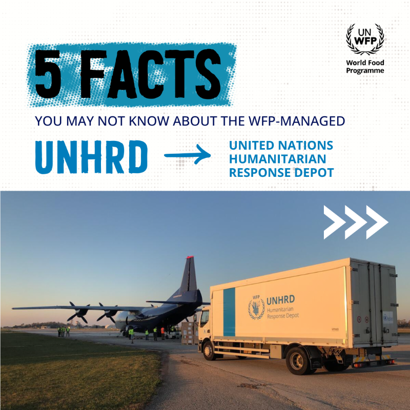 WFPSupplyChain's tweet photo. This #FactFriday, learn about @UNHRD, one of our critical services supporting:
 
✅ Rapid response for UN agencies, NGOs and governments.
✅ WFP's own operations
✅ Innovation and trainings to enhance preparedness
 
Thanks to 🇬🇭 🇮🇹 🇲🇾 🇵🇦 🇦🇪 &amp; 🇪🇺 🇩🇪 🇮🇪 🇨🇭 for making it possible.