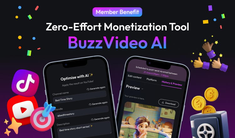 MoneyFree_app's tweet photo. [Limited-Time Free Offer - Exclusively for Our Community Members]

🚀 Ready to earn passive income effortlessly? BuzzVideo AI is here to revolutionize the way you monetize content!

✅ Try Now ➜ https://t.co/ZKW0NwjU9N https://t.co/Q3hqOilp3x
