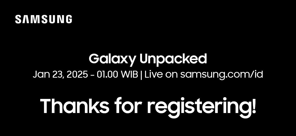 vitamihns's tweet photo. @samsungID Aku sudah registrasi, gak sabar buat #GalaxyUnpacked 23 Jan 01.00 WIB and meet the true AI! #GalaxyAI https://t.co/PdwqJewCGc