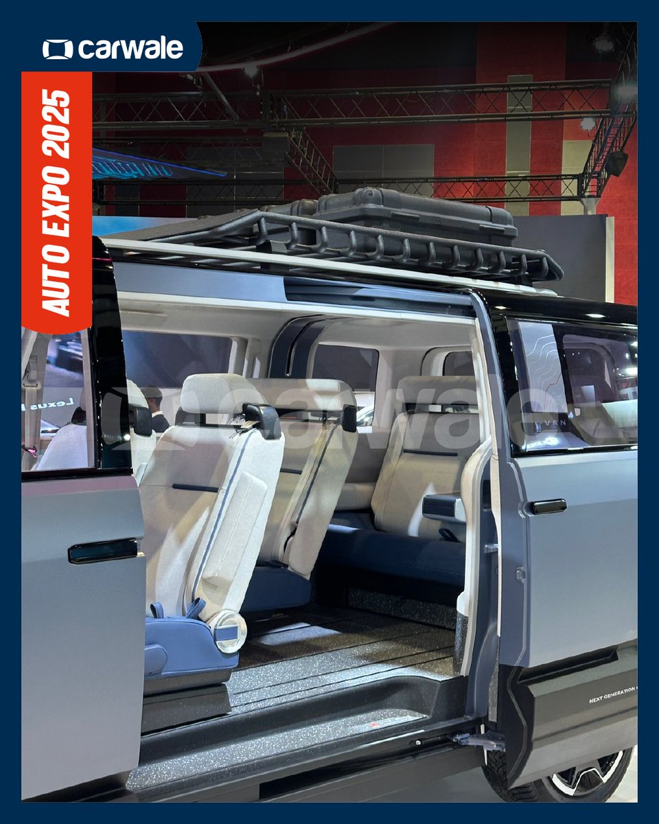 CarWale's tweet photo. #Toyota showcased the #XvanConcept at the Auto Expo 2025!

#AutoExpo2025 #BharatMobility #GlobalExpo #Expo2025 #CWAutoExpoPhotos #toyotaxvan #cars #automobiles https://t.co/hTsbUTvwyJ