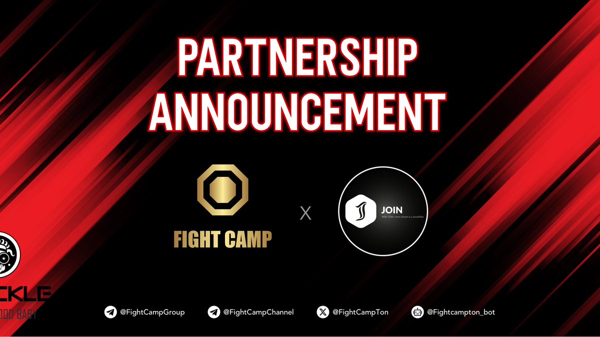 FightCampTon's tweet photo. 🚀 @FightCampTon x  @joineco 🚀

We are happy to announce our amazing partnership with JOIN!  🔥

About JOIN: 
JOIN is a groundbreaking token built on the Solana network, seamlessly integrating blockchain technology into gaming, shopping, and social media. By championing transparency, security, and user ownership, JOIN is shaping a future where individuals have greater control over their digital experiences.

Together, Stronger!

#TON #Airdrops #Web3 #Gamefi #Crypto