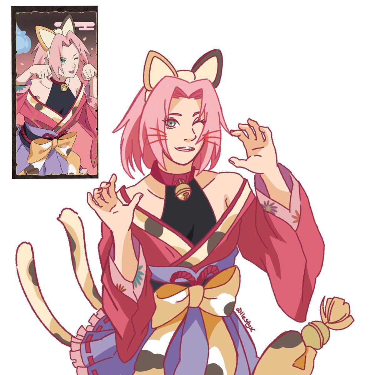 🐈🔔

#NARUTO 
#NARUTOfanart #sakurauchiha #sakuraharuno