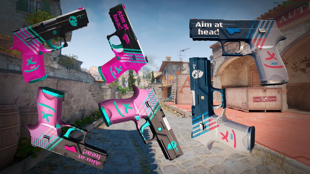 New skins P250 I The excitement for <a href="/CounterStrike/">CS2</a> 

steamcommunity.com/sharedfiles/fi…
metallic ver.:
steamcommunity.com/sharedfiles/fi…

blue ver:
steamcommunity.com/sharedfiles/fi…

#CS2  #workshop