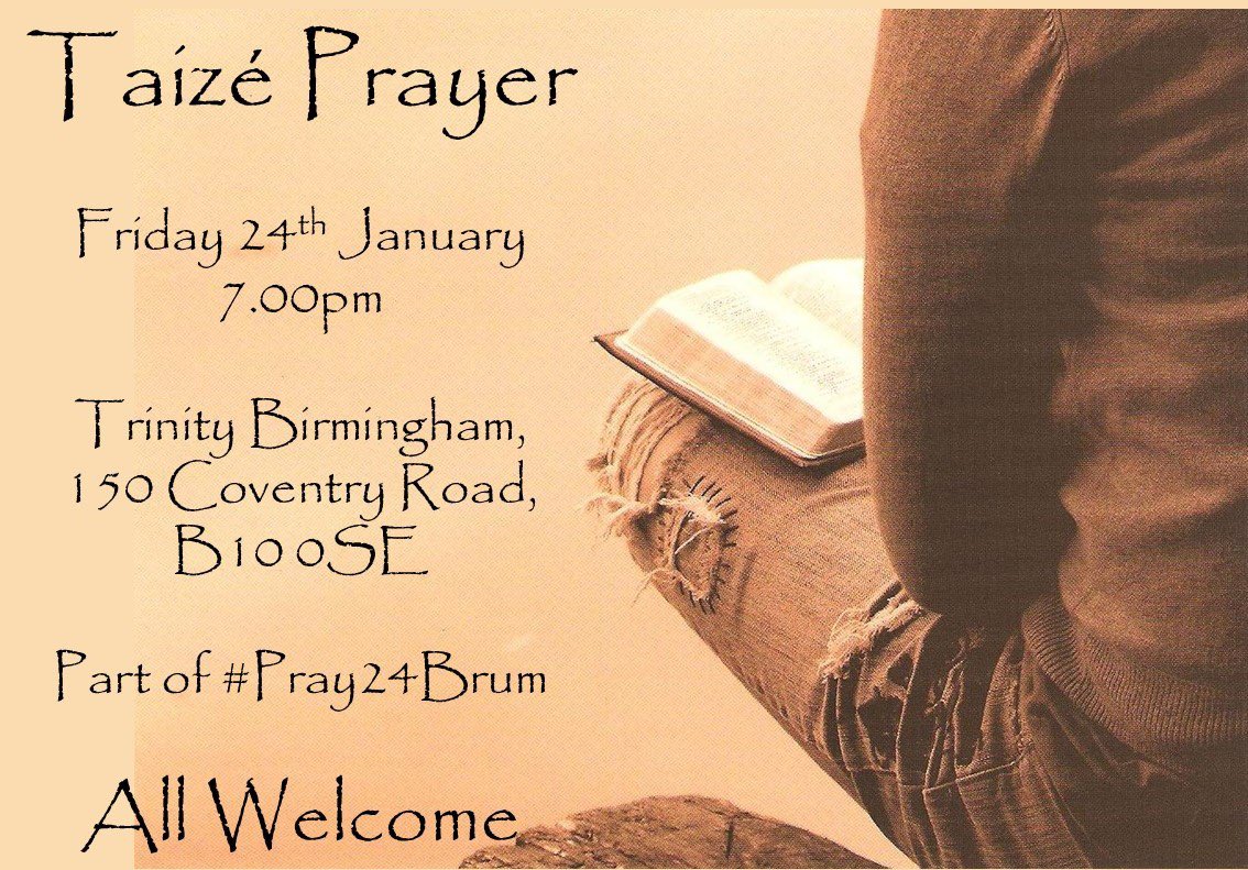 Next week is #pray24brum 
See you there.