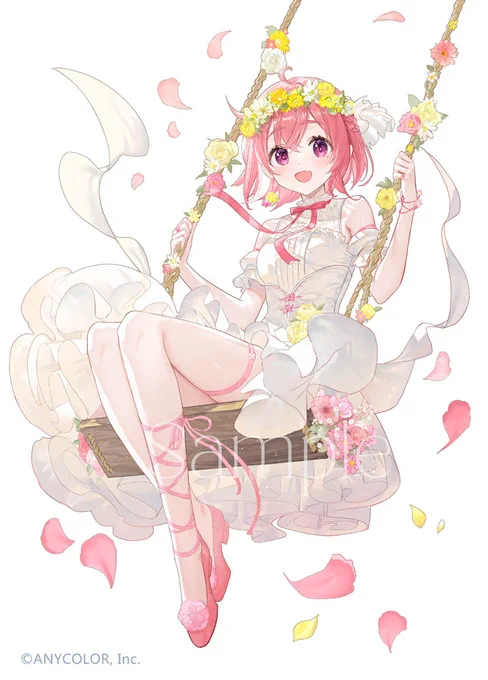 にじさんじ #ART_OF_NIJISANJI にて、笹木咲さんのビジュアルを担当させて頂きました 7周年おめでとうございます! 